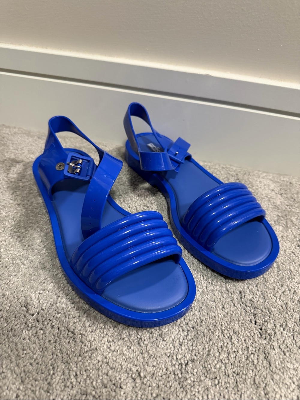 Melissa Blue Jelly Slingback Sandals